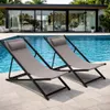 DEGAMO Liegestuhl Gartenliege IBIZA, Alu anthrazit + Produktbild-Vorschau 2