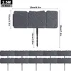 LARS360 Lot de 10 bordures de parterre 2,5m, bordure de Voir les images du produit 2