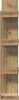 A tall, narrow, empty bookshelf with three shelves. Náhled obrázku produktu