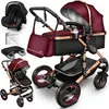 KIDUKU® 3 in 1 Kinderwagen Complete Set | Combi Wandelwagen Productafbeelding-voorbeeld 1