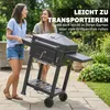 Outsunny Holzkohlegrill BBQ Smoker mit Deckel Produktbild-Vorschau 9