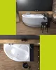 ECOLAM Baignoire d'angle Wela 170x100 cm droite + tablier Voir les images du produit 10