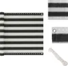 vidaXL Balkonsichtschutz HDPE 90x400 cm anthrazit und weiß Produktbild-Vorschau 1
