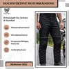 Motorradhose Cordura Textilhose Schwarz, Größe:56/2XL Produktbild-Vorschau 7