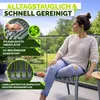 Lot de 6 chaises de jardin tillvex® empilables et Voir les images du produit 5