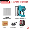 Agrafeuse sans fil 2 en 1 cloueur pistolet à clous Set Voir les images du produit 4