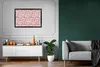 MuchoWow® Gerahmtes Poster Panther Druck - Rosa - Luxus Produktbild-Vorschau 6