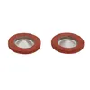 Two red and gray mesh filters are shown against a white background. Produktbild-Vorschau