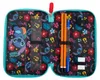 Astuccio a tre lembi con accessori Stitch Mint Aloha Anteprima dell’immagine prodotto 5