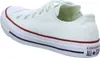 A side view of a white Converse sneaker. Voir les images du produit