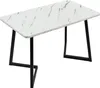 Sweiko 117x68cm jedálenský stôl,(1-St), kovový rám Náhľad obrázku produktu 6