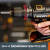 WORX WX370.1 Akku Schlagbohrschrauber 20V, inkl. 2x 2Ah Produktbild-Vorschau 4