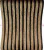 A roll of wallpaper with a wood grain pattern and vertical black stripes. Anteprima dell’immagine prodotto