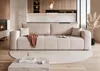 Schlafsofa Couch Orto Manila 02 Beige Samtvelours Produktbild-Vorschau 3