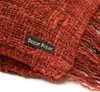 Housse de coussin coton rouge 30x50x10cm Voir les images du produit 5