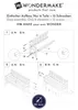 Assembly instructions for a wooden bench. Voir les images du produit
