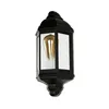 Außenwandleuchte IP44 E27 Schwarz Glas Aluminium Maritim Produktbild-Vorschau 4