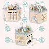 Grand cube d'apprentissage Montessori - Cube d'activité Voir les images du produit 4