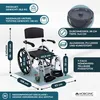 Dusch- Toilettenrollstuh Mobiclinic DuschstuhlToilette Mit Produktbild-Vorschau 2