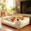 4L Textil Mario Orthopädisches Hundebett aus Kunstleder Produktbild-Vorschau 2