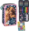 Goldkids - Federmäppchen 3 Fächer - Mäppchen für Mädchen Produktbild-Vorschau 1