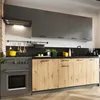 Keukenwandkast 45 cm - Grafietgrijs en asgrijs - Modulaire Productafbeelding-voorbeeld 2