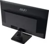 The back of a black MSI computer monitor on a white background. Produktbild-Vorschau