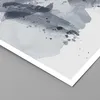 Poster - Poster ohne Rahmen - Abstraktion Blau Minimalismus Produktbild-Vorschau 2
