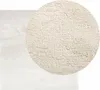 A close-up view of a beige carpet with a circular overlay showing the texture. Produktbild-Vorschau