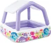 Piscine gonflable pour enfants dans le jardin avec abri Voir les images du produit 12