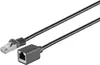 S-IMPULS RJ45-Patchkabelverlängerung, 0,5 m, schwarz, CAT.7 Produktbild-Vorschau 2