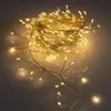 Zilverkleurige LED-lichtslinger met clusterlampjes - 240 Productafbeelding-voorbeeld 1