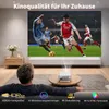 Beamer 4K, offizielle Netflix-, KI-Autofokus & automatische Produktbild-Vorschau 4