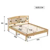Flieks Jugendbett Doppelbett 160x200cm, Klassisches Bett Produktbild-Vorschau 4