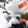 Oranje ijskrabber met sneeuwborstel, uitschuifbaar tot 73 Productafbeelding-voorbeeld 7