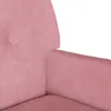 vidaXL Banc Chesterfield Rose 112 x 65,5 x 75 cm Velours Voir les images du produit 7