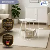 Couchtisch KOSI Weiß aus Metall Ø 45 x 45 cm mit Produktbild-Vorschau 4