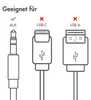 imoshion  AUX-Kabel - 3, 5 mm/Kabel für Audiobuchse- Produktbild-Vorschau 7