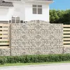 Gabionen mit Hochbogen 8 Stk. 300x50x200/220cm Verzinktes Produktbild-Vorschau 2