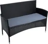 Gartenbank Rattan Gartenmöbel 2-Sitzer Rattanmöbel Sitzbank Produktbild-Vorschau 1