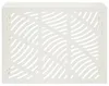 vidaXL Osłona klimatyzacji biała 110 x 50 x 80 cm stalowa Podgląd zdjęcia produktu 2
