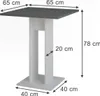 Esstisch Vicco Repose Weiß/Anthrazit 65 x 65 cm, Model Produktbild-Vorschau 2