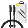 Cavo Usb-C Do Usb-C Baseus Tungsteno Oro, 100W, 2M (Czarny) Anteprima dell’immagine prodotto 18
