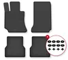 Tapis de sol en caoutchouc pour Mercedes CLK W209 1997-2009 Voir les images du produit 1