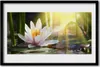 Bild 60x40 MDF-Rahmen Wandkunst Sun Water Lily Pond Produktbild-Vorschau 1