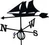 SvenskaV Wetterfahne Windjammer / Segler groß in schwarz Produktbild-Vorschau 1