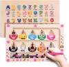 Magnetisches Lernlabyrinth Montessori Zahlen und Farben Produktbild-Vorschau 1