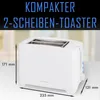 Toster na 2 kromki Bomann TA 6065 CB biały Podgląd zdjęcia produktu 16