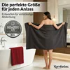 Komfortec 2er Saunatuch Set 80x200 cm aus 100% Baumwolle, Produktbild-Vorschau 2