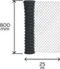 Alberts Maschendraht Geflecht, Höhe 80 cm, Länge 25 m, Produktbild-Vorschau 5